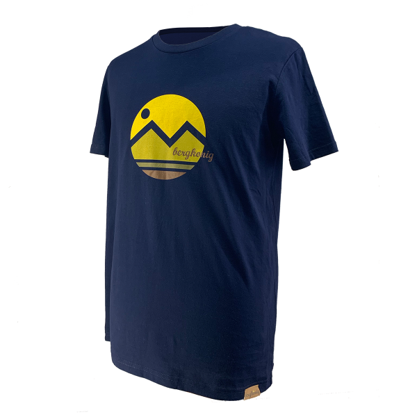 T-Shirt - bergkönig Kreis Unisex - Mitternacht